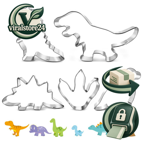 Stück keksausstecher dino - 5,