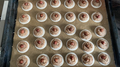 Selbstgemachte nussmakronen - selbstgemachte,