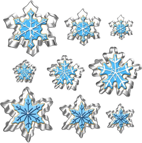 Schneeflocken ausstecher set - ausstecher, 9