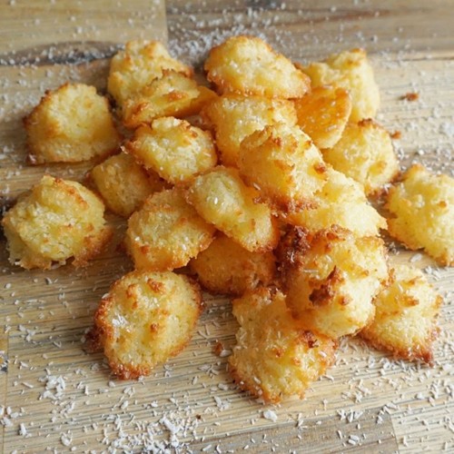 Kokosmakronen mit butter - mit,