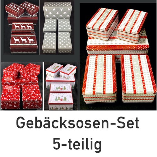 Gebäckdosen 5er set - 5er,
