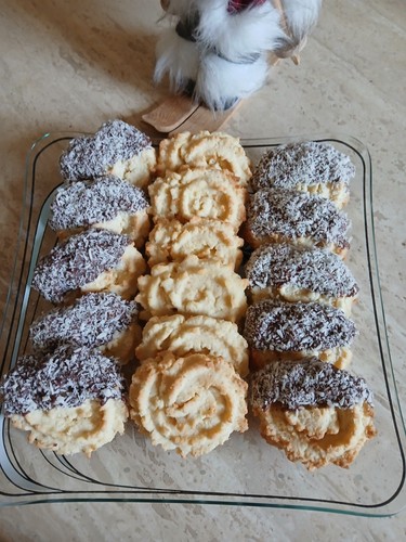 Kokos butter spritzgebäck - kokos,