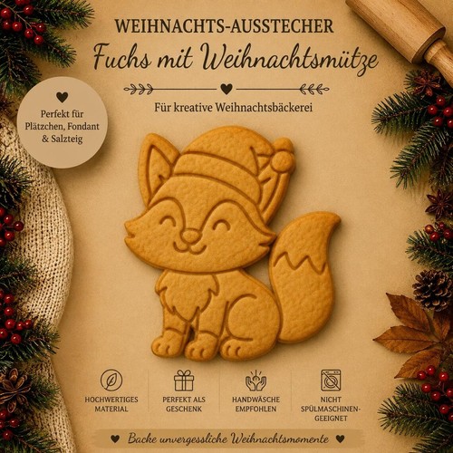 Keksausstecher fuchsfreund - keksausstecher,
