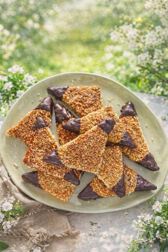 Nussecken gebäck plätzchen - gebäck,