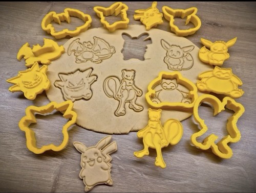 Pokemon ausstechformen 6 - pokemon, 3d
