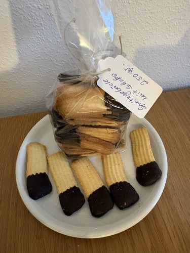 Selbstgemachtes spritzgebäck - selbstgemachtes,