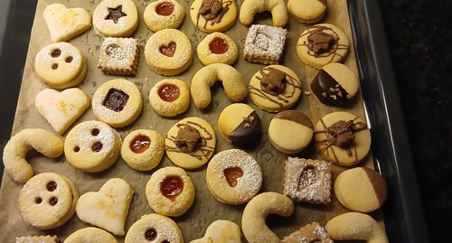 Selbstgemachte plätzchen nach - plätzchen,