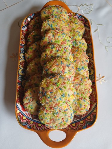 500g zuckerstreusel cookies - zuckerstreusel,