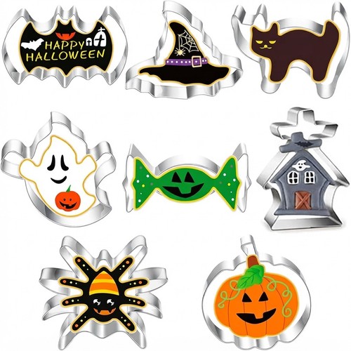 Set mit edelstahl halloween - 8,