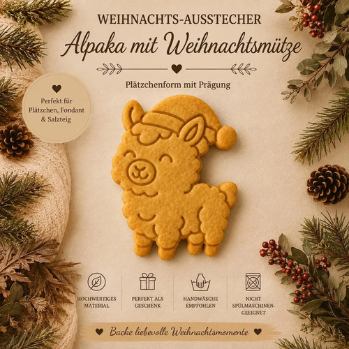 Keksausstecher alpaka - keksausstecher,